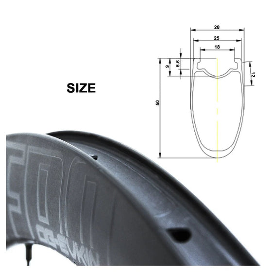 OG-Evkin - Aero SL Disc Carbon Clincher Wheel Set